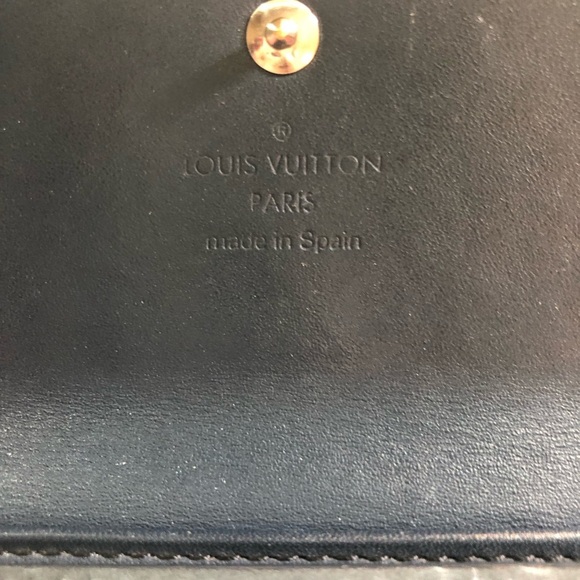 LV Louis Vuitton Monogram Mat Vernis Gray Elise Compact Wallet with COA Unisex - Picture 9 of 10
